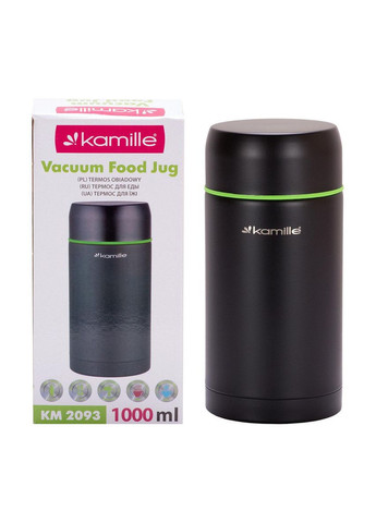 Пищевой термос 1000 мл из нержавеющей стали KM-2093 Kamille (360643145)