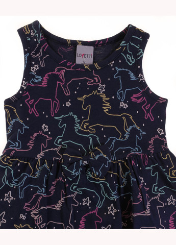 Летний сарафан 5758 70 синий Lovetti