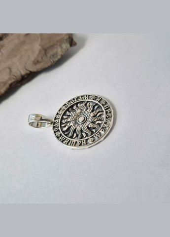 Серебряная подвеска оберег амулет Духовная Сила Черненное серебро 925 пробы (АРТ.93407) 9.70г No Brand (323223257)