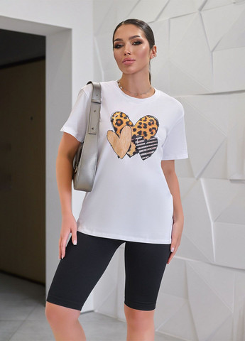 Женская футболка с рисунком Fashion Girl Trio - (295264094)