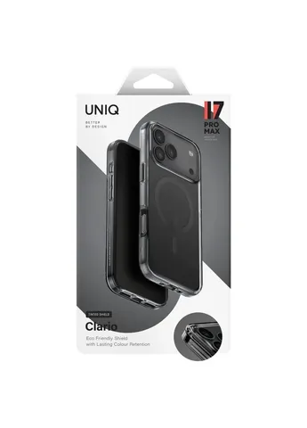 Чохол до мобільного телефона (8886463694831) UNIQ Clario iPhone 17 Pro Max Magclick Charging Black (410236432)