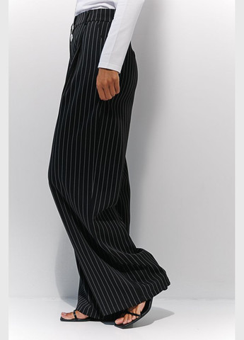 Женские палаццо в тонкую полоску светло-молочные Arjen (300584810)