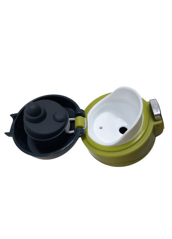 Термокухоль Mega 0,4 л чорний з нержавіючої сталі для напоїв герметичний термокухоль для автомобіля ProDobro (367266349)