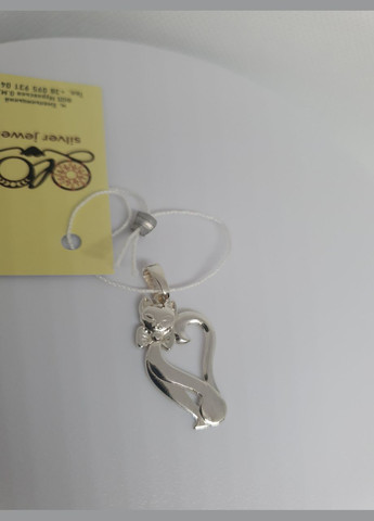 Кулон серебряный подвеска Милая кошка, кошка, котик No Brand (327435307)