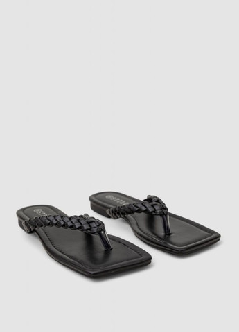 Черные шлепанцы женские,, 248rl115 Stilli