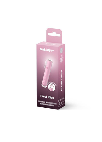 Вакуумный стимулятор First Kiss, технология 3D Air Pulse, 30 режимов, двойной силикон Satisfyer (323653734)