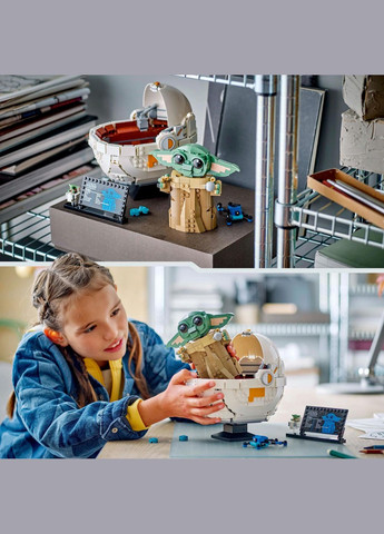 Конструктор Star Wars Грогу в воздушной люльке, 1048 деталей () Lego 75403 (328395029)