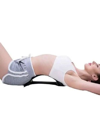 Тренажер масажер місток для розтяжки спини хребта лежачи сидячи 3 рівні масажу 7-11,5х25,5х37 см (476852-Prob) Unbranded (291984579)