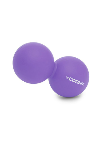 Масажний м'яч Lacrosse DuoBall 6.3 x 12.6 см XR0114 Purple Cornix xr-0114 (275333969)