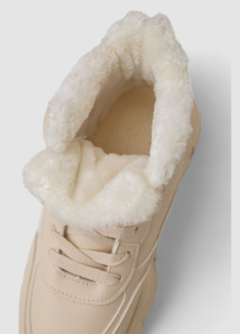 Кросівки жіночі зимові на хутрі, колір бежевий, 248RDM08 Stilli бежеві всесезони (315317276)