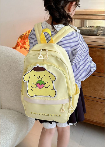 Рюкзак детский школьный портфель Pom Purin Purin Пом Пом Пурин желтый No Brand (314455162)