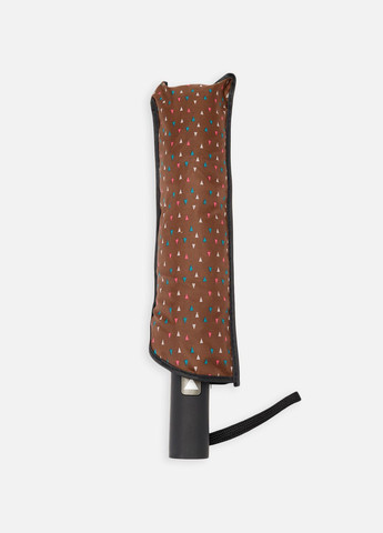 Коричнева жіноча напівавтоматична парасолька колір коричневий цб-00264304 (308790625)