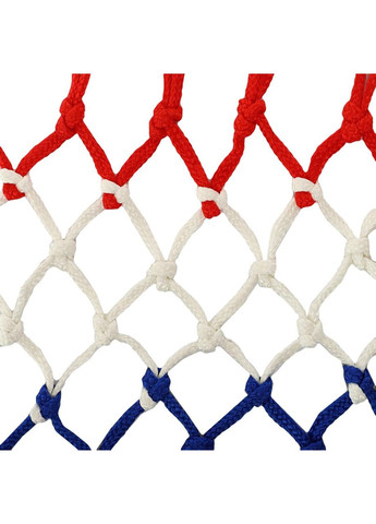 Сетка баскетбольная HEAVY DUTY (полиэстер, красный-белый-синий, в компл. 1шт) (8219SPCN_Красно-белый-синий) Spalding (361433954)