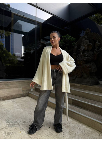 Молочный демисезонный кардиган Style Point