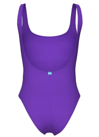 Комбінований літній жіночий купальник для плавання team ltripe lwimsuit u back (007058-990) розмір Arena