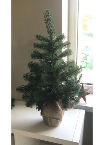 Ялинка лита SGH Premium в мішковині 50 см зелена HVOYA (366963853)