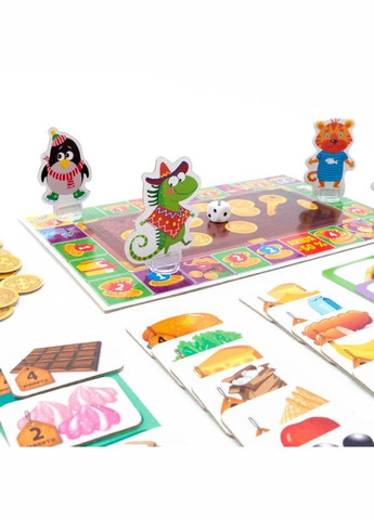 Настольная игра "Зообизнес" VT231205, 4 подставки для фигурок Vladi toys (315135393)