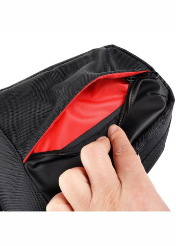 Сумка трикутна для фотоапарата протиударна з дощовиком чорно-червона ( код: IBF078BR ) Digital (325861912)