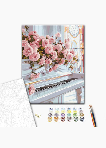Картина по номерам Романтическое фортепиано 40х50 BS54045 Brushme (348359691)
