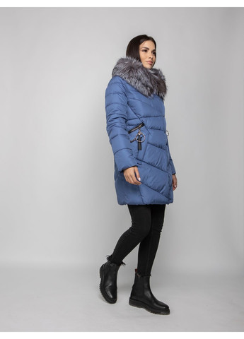 Синій зимній Пуховик O`zona milano