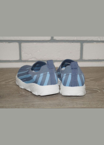 Блакитні Осінні кросівки текстильні для хлопчика блакитні М.Мичи