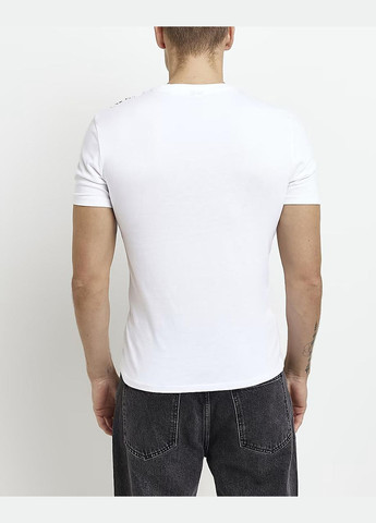 Біла футболка basic,білий з принтом, River Island