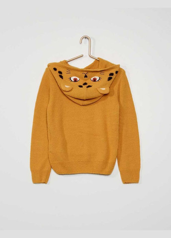 Гірчичний джемпер демісезон,гірчичний в візерунки, Kiabi