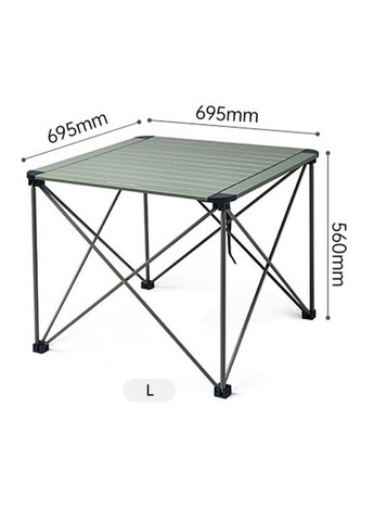 Складной стол CNK2450JJ013, L, алюминий, серый Naturehike (370666275)