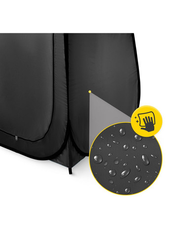Намет туалет-душ, переодягальня Pop-Up 200 x 110 x 110 см саморозкладний Black (P-5905973405195) Mountain Goat (350315085)