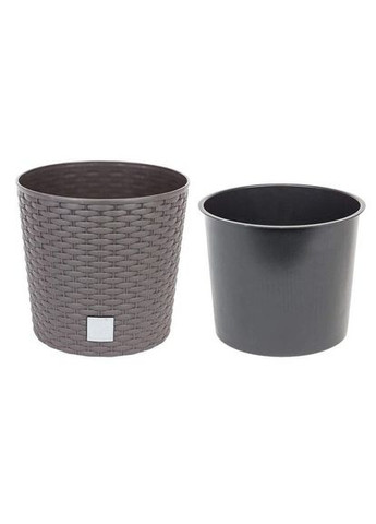 Вазон Rato Round 15,3 л коричневый Prosperplast (316625256)