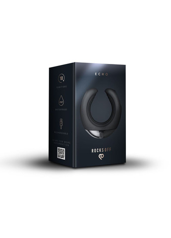 Мінімастурбатор Rocks Off Echo, 10 режимів вібрації, до 8 годин роботи Rocks-Off (369948470)