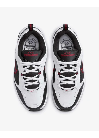 Цветные демисезонные мужские кроссовки air monarch iv черный белый Nike