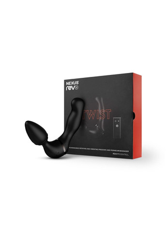 Массажер простаты и анальный вибратор Revo TWIST 2в1, вибрации и вращение головки Nexus (341528143)