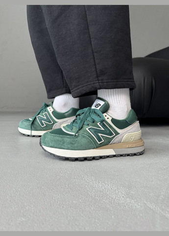 Кроссовки женские и мужские New Balance 574 green | Нью Беланс 574 зеленые No Brand зелёные демисезоны (316091188)