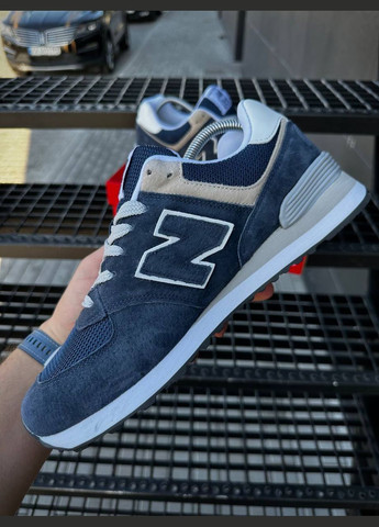 Синие демисезонные мужские кроссовки No Brand