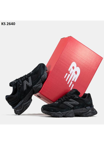 Серые демисезонные кроссовки мужские new balance 9060 green black нью беланс 9060 No Brand