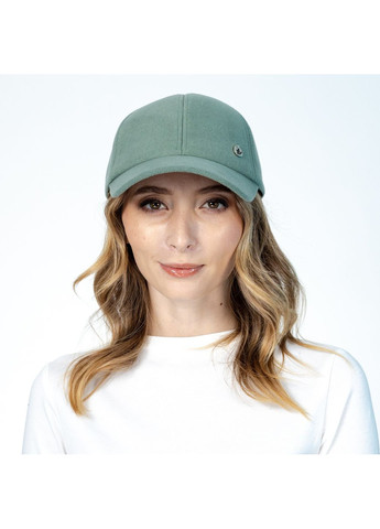 Бейсболка з регулятором жіноча кашемір зелена ШЕР LuckyLOOK 556-256 (322790075)