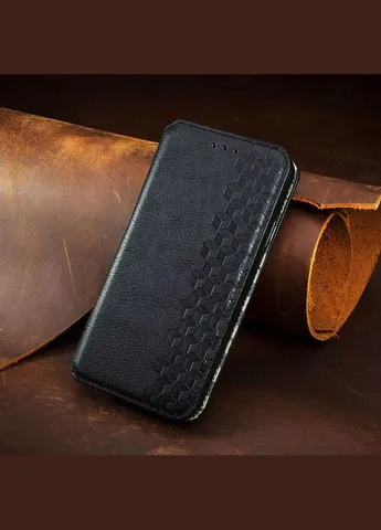 Кожаный чехол-книжка Cubic (PU) для Xiaomi Redmi 12C Красный Getman (374411228)