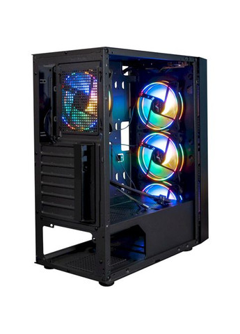 Корпус Nucleus Black USB 3.0 без БП (Nucleus-U3-GLS-4DTRMLT16.6WP) Frime (339087010)