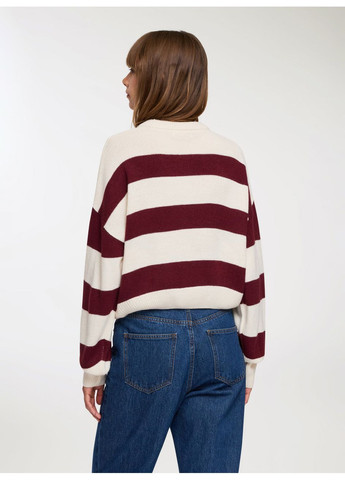 Бордовий зимовий светр жін Terranova