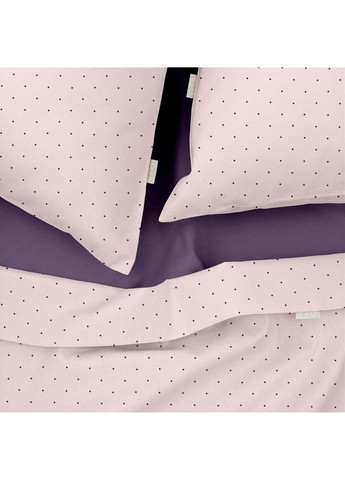 Двоспальна постіль з простирадлом на гумці MINI DOTS CS23 180х220 см Cosas (307474702)