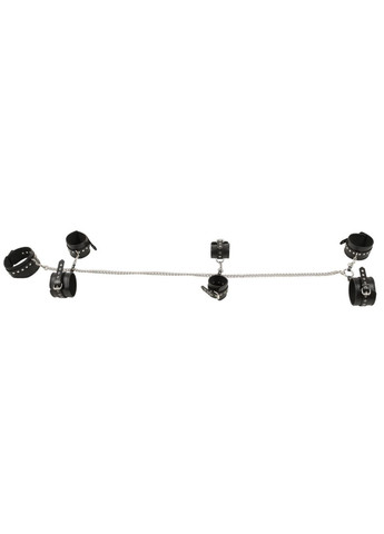 Набор фиксаторов для игр БДСМ Leather Bondage set Complete, black, S/L Zado (297135249)