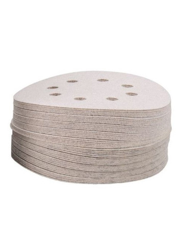 Набір шліфувального паперу P-37421 (125 мм, 8 отворів, К120, 50 шт) білий шліфпапір шліфувальний диск (6890) Makita (295040752)