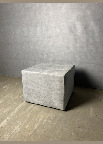 Пуф 60x60см h=40см Сірий No Brand Quadro Pouf (340931865)