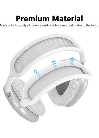 Чехол для Apple Airpods Max 2 / Airpods Max Ear Cups/Ear Pad/Headband Cover White (ARS83287) ARS (343050136)