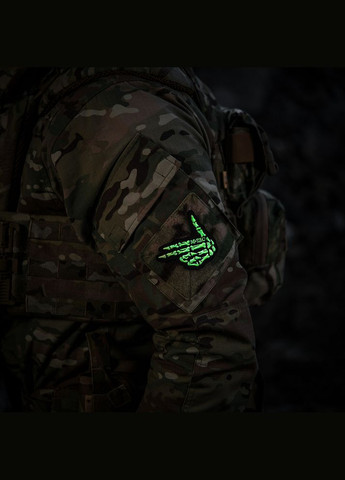 Нашивка Skeleton shooter (вишивка) Black M-TAC (315047809)