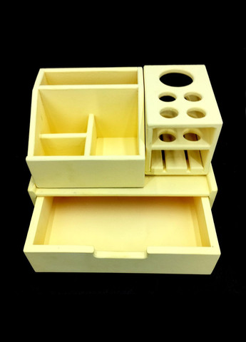 Органайзер настільний з дерева Аспен лимонад (КНЦ-007451) No Brand (328226134)