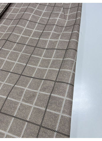 Постельное белье Клеточка беж, бязь Евро на резинке Комфорт-текстиль (354823636)