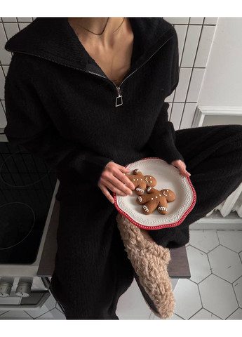 Женский вязаный костюм из ангоры с молнией Україна (360898662)