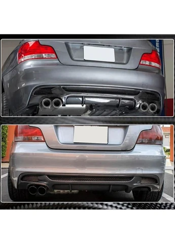 Диффузор заднего бампера V2 (для E82/E88 M-Sport, Карбон) для 1 серия E81/82/87/88 2004-2011 гг BMW (389782601)